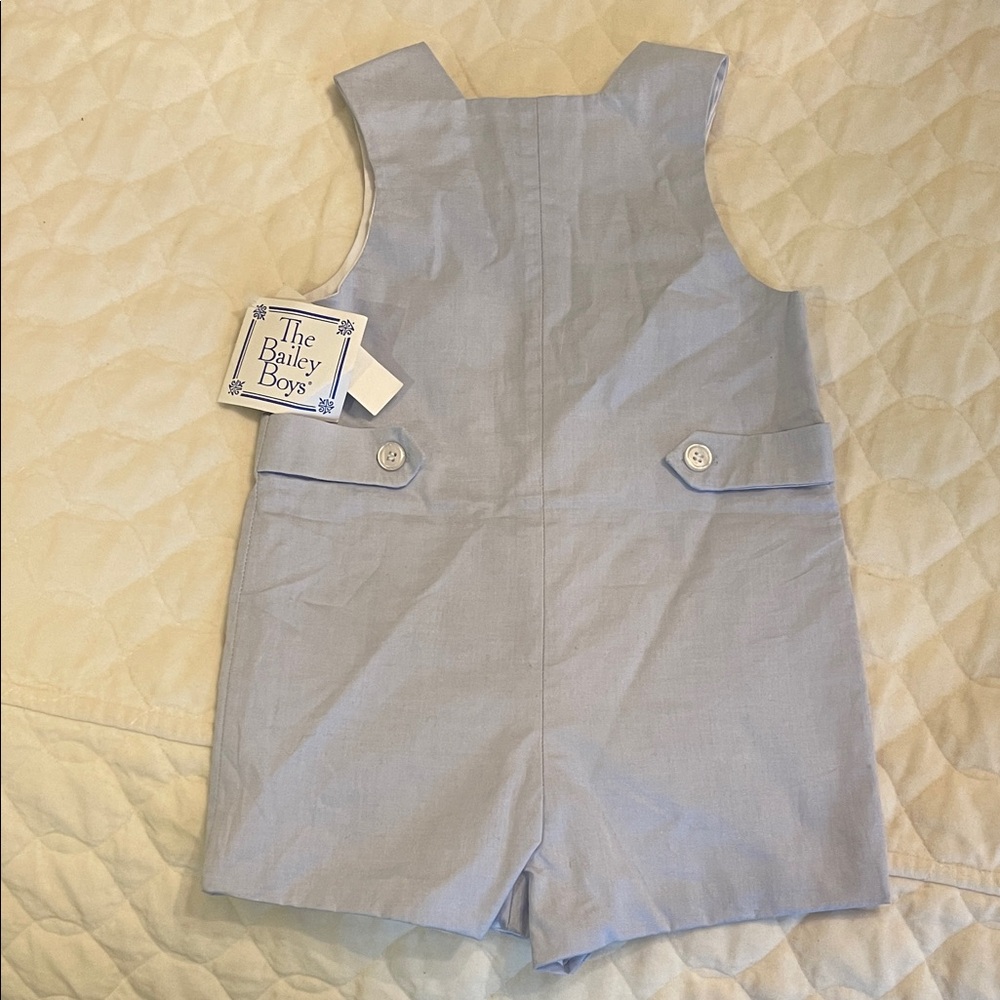 The Bailey Boys Light Blue Kids Overalls